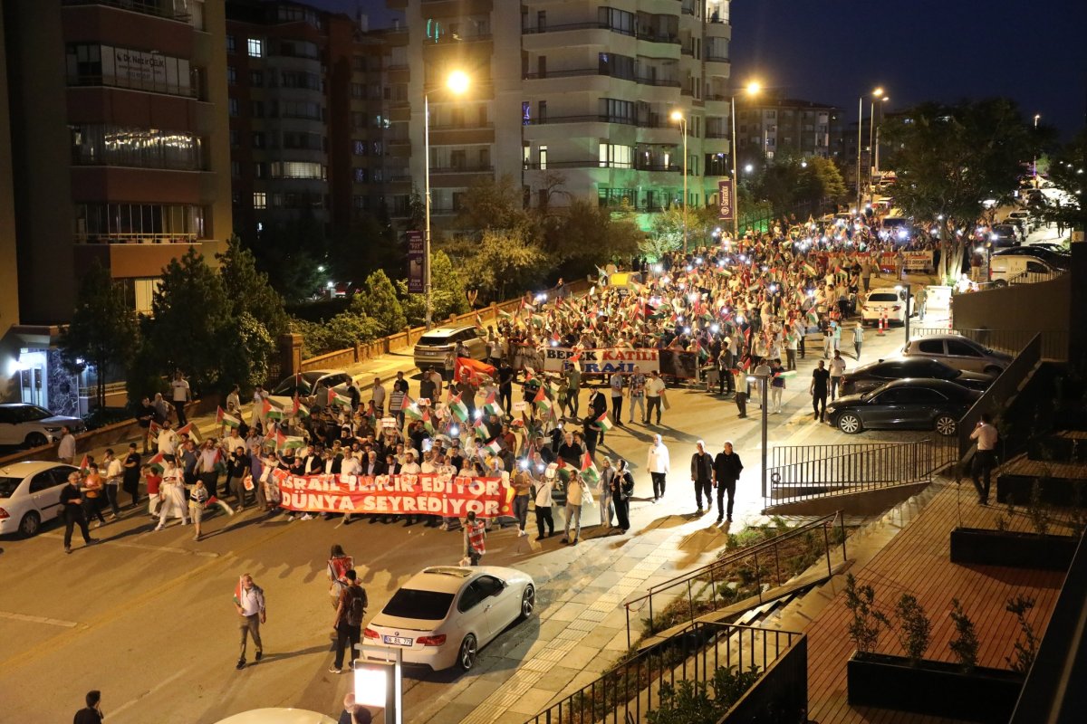 GAZZE'DEKİ AÇLIK İÇİN YÜRÜYÜŞ VE BASIN AÇIKLAMASI GERÇEKLEŞTİRDİK.